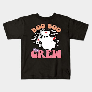 Boo Boo Crew Nurse Shirts Halloween Nurse Shirts for Women Kids T-Shirt